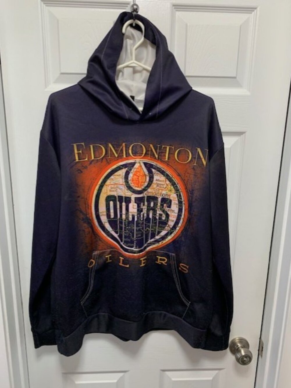 EDMONTON OILERS MENS HOODIE (large) - Picture 2 of 4